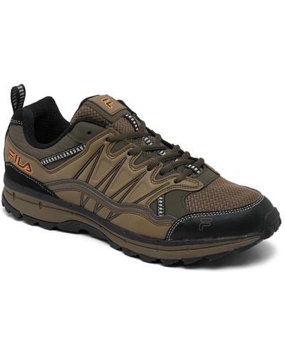 Fila Evergrand Trail Running Sneakers From Finish Line - Brown