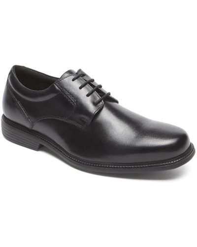 Rockport Charlesroad Plaintoe Dress Shoes - Black