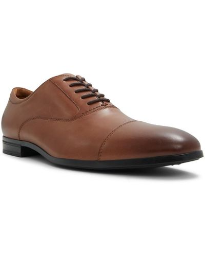 ALDO Stan Oxford Shoes- Wide Width - Brown