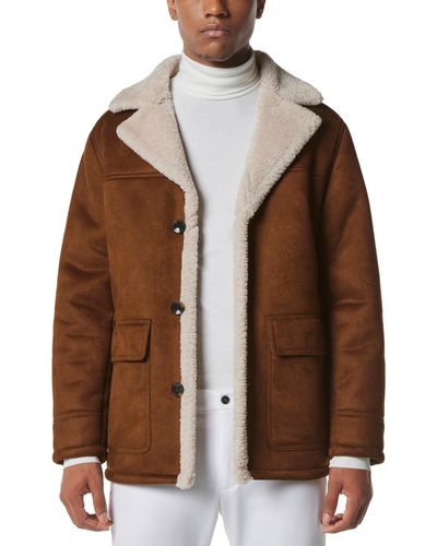 Marc New York Jarvis Faux Shearling Jacket - Brown
