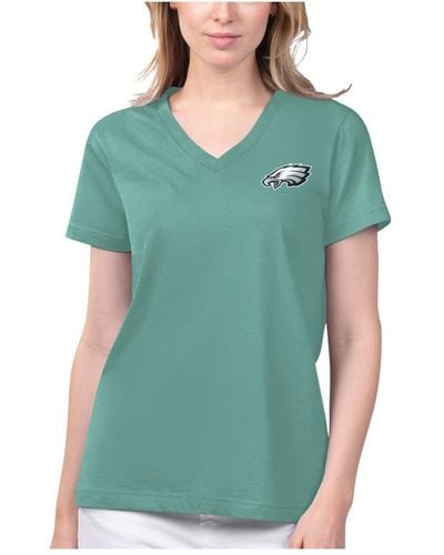 Margaritaville Philadelphia Eagles Game Time V-neck T-shirt - Green