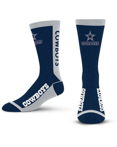 For Bare Feet Dallas Cowboys Mvp Classic Crew Sock - Blue