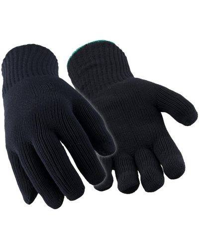 Refrigiwear Warm Dual Layer Knit Gloves - Blue