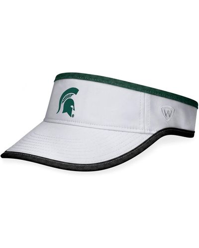 Top Of The World Michigan State Spartans Daybreak Adjustable Visor - White