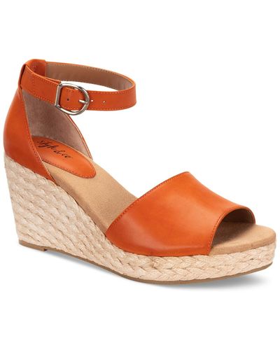 Style & Co. Seleeney Wedge Sandals - Brown