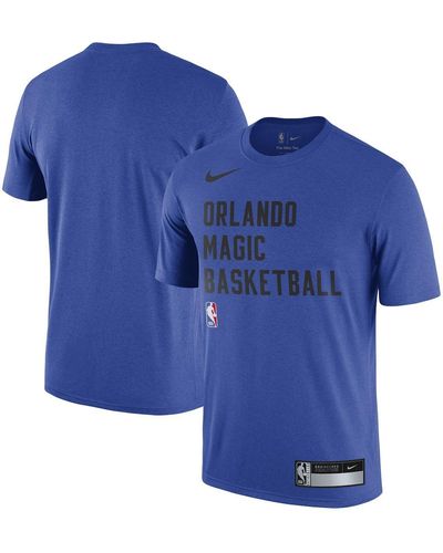 Nike Dallas Mavericks 2023/24 Sideline Legend Performance Practice T-shirt - Blue