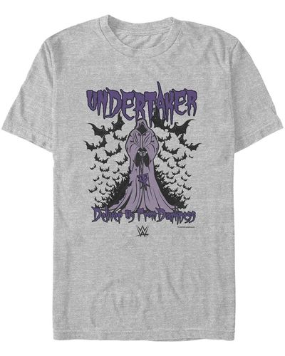 Fifth Sun Wwe Undertaker Deliver Us Short Sleeve T-shirt - Gray
