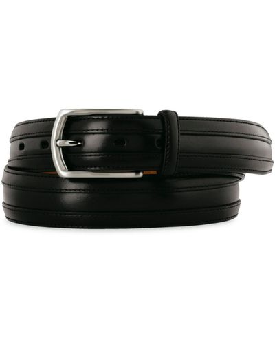 Johnston & Murphy Double Leather Belt - Black
