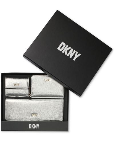DKNY Lumen 3 Piece Wallet Set - Black