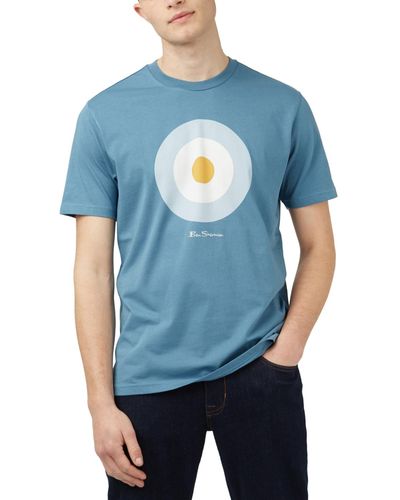 Ben Sherman Signature Target Graphic Short-sleeve T-shirt - Blue