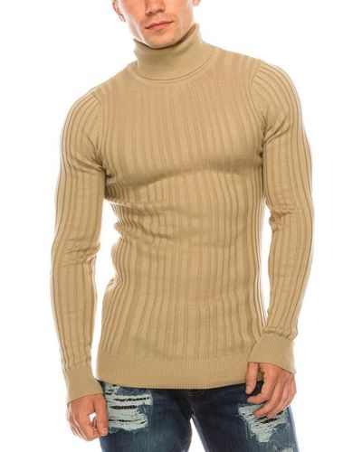 Ron Tomson Modern Ribbed Sweater - Natural
