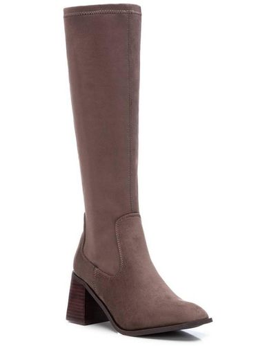 Xti Suede Dress Boots By - Brown