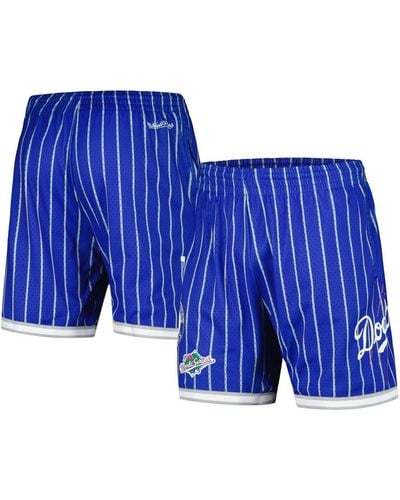 Mitchell & Ness Los Angeles Dodgers Cooperstown Collection City Collection Mesh Shorts - Blue