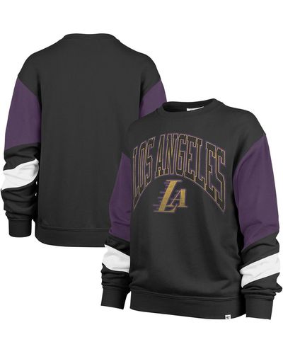 '47 Los Angeles Lakers 2023/24 City Edition Nova Crew Sweatshirt - Black
