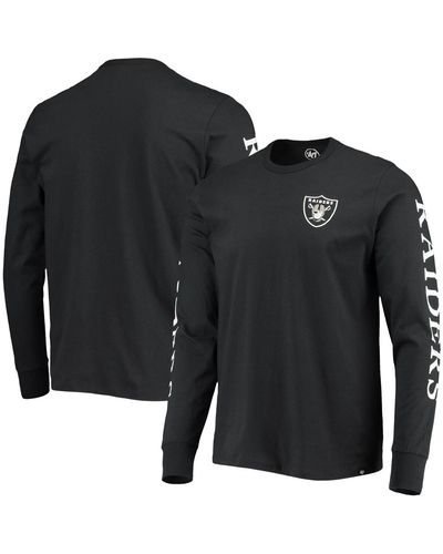 '47 Las Vegas Raiders Franklin Long Sleeve T-shirt - Black