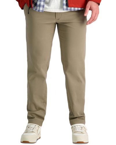 Haggar Slim-fit Life Khaki Comfort Pants - Green
