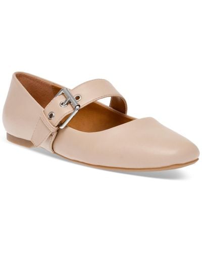 DV by Dolce Vita Mellie Buckle Strap Mary Jane Flats in White Lyst