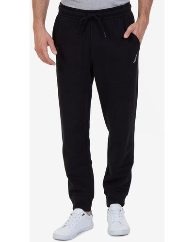 Nautica Classic-fit Super Soft Knit Fleece jogger Pants - Black