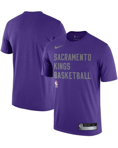 Nike Sacramento Kings 2023/24 Sideline Legend Performance Practice T-shirt - Purple