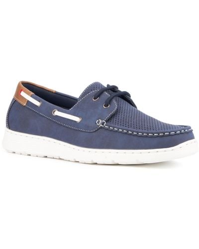 Xray Jeans Footwear Trent Dress Casual Boat Shoes - Blue