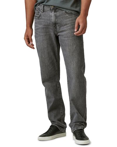 Lucky Brand 363 Vintage-inspired Straight Comfort Stretch Jeans - Gray