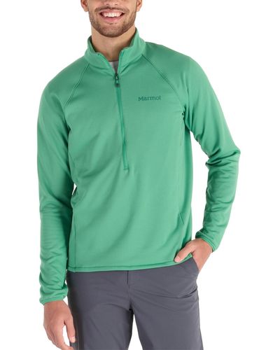 Marmot Leconte Fleece Half-zip Logo Jacket - Green