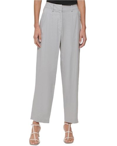 DKNY Straight-leg pants for Women | Online Sale up to 82% off | Lyst