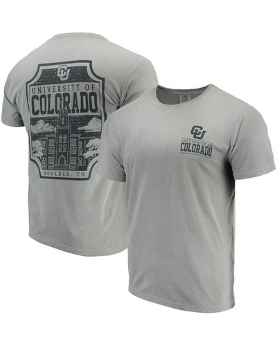 Image One Colorado Buffaloes Comfort Colors Campus Icon T-shirt - Gray