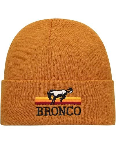 American Needle Bronco Bronco Cuffed Knit Hat - Brown