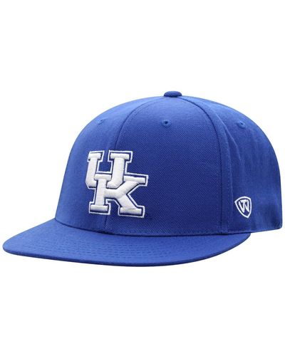 Top Of The World Kentucky Wildcats Team Color Fitted Hat - Blue