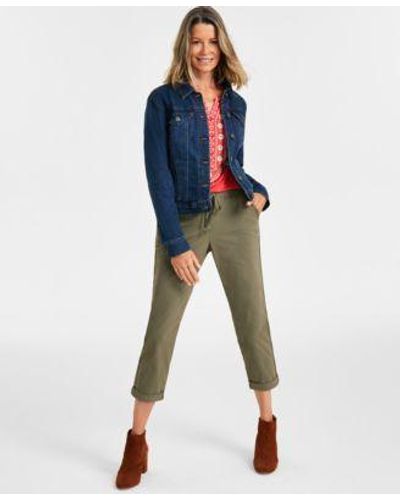 Macy's style and store co jean jacket