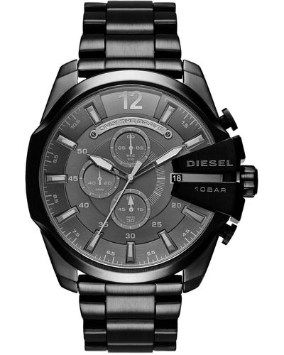 DIESEL Mega Chief Chronograph Stainless Steel Watch 51mm - Black