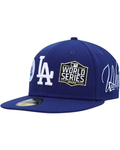 KTZ Los Angeles Dodgers Historic World Series Champions 59fifty Fitted Hat - Blue