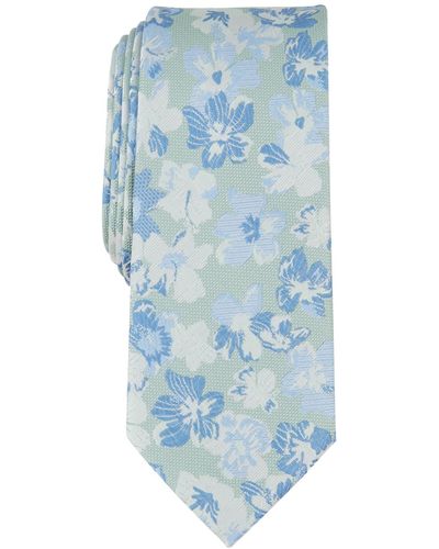 BarIII Rhodes Floral Tie - Blue