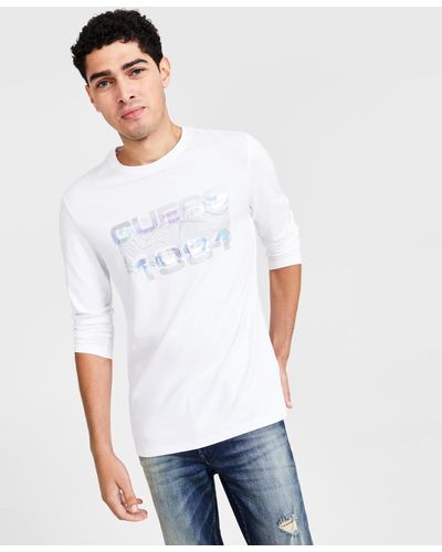 Guess Long-sleeve t-shirts for Men | Online Sale up to 47% off | Lyst