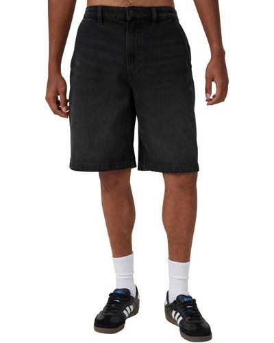 Cotton On baggy Denim Shorts - Black