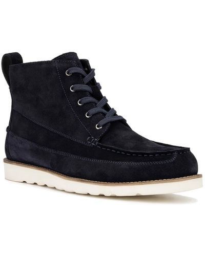 Reserved Footwear Fritz Leather Boots - Blue