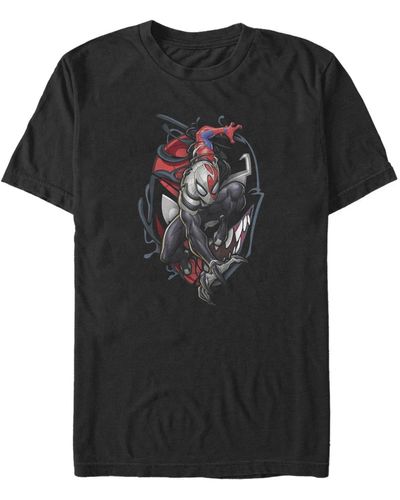 Fifth Sun Spiderman Reg Short Sleeve Crew T-shirt - Black