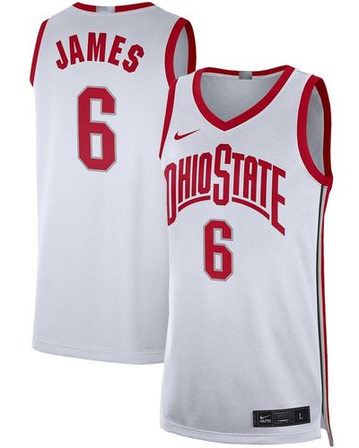 Nike Lebron James Ohio State Buckeyes Limited Basketball Jersey - White