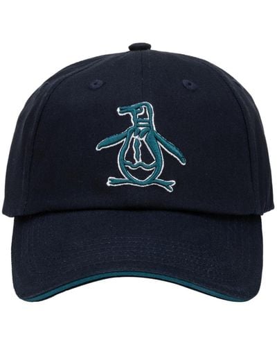 Original Penguin Cotton Twill Low Profile Baseball Golf Cap - Blue