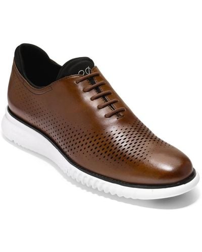 Cole Haan 2.zerogrand Laser Wing Oxford Shoes - Brown