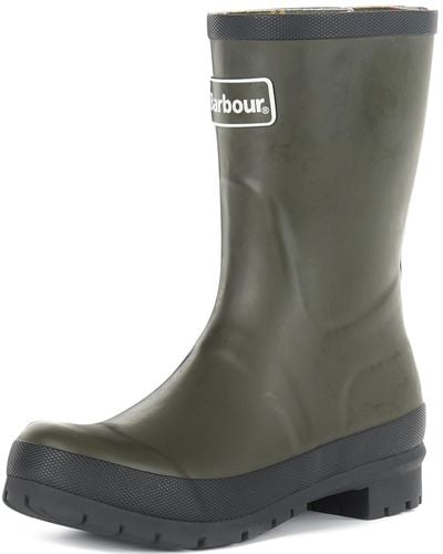 Barbour Banbury Mid-cut Rain Boots - Black