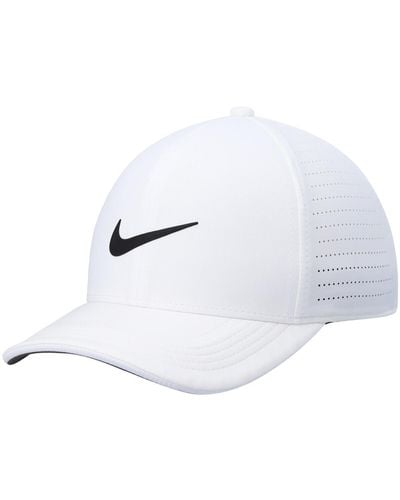Nike Golf White Aerobill Classic99 Performance Fitted Hat