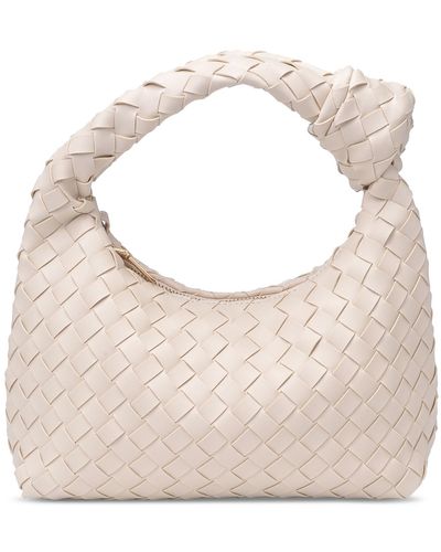 Urban Expressions Carmina Woven Knot Small Clutch - Natural