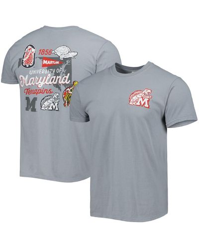 Image One Maryland Terrapins Vault State Comfort T-shirt - Gray