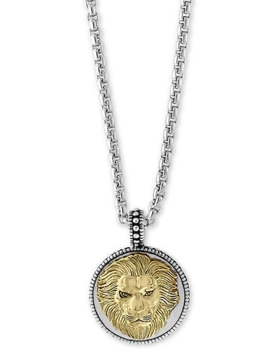 Effy Effy Lion's Head 22" Pendant Necklace - Metallic