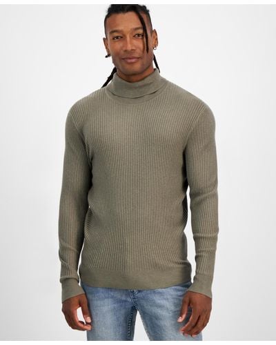 INC International Concepts Ascher Rollneck Sweater - Green