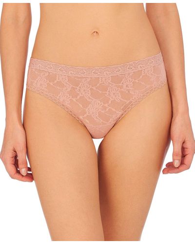 Natori Bliss Allure One Size Lace Thong Underwear 771303 - Natural