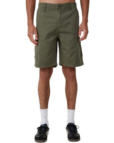Cotton On Tactical Cargo Shorts - Green