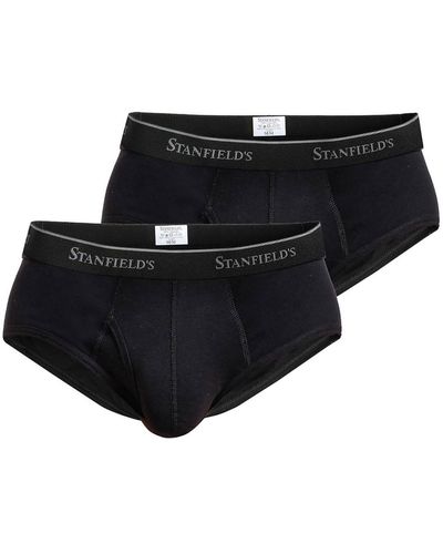 Stanfield's Premium Modern Fit Brief Underwear - Black